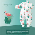Bamfairy Bamboo Fiber Long Sleeve Split-Leg Sleep Sack - Breathable 2-Layer & 4-Layer Gauze Wearable Blanket for Babies & Toddlers