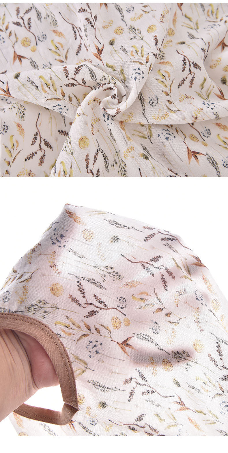 2-Layer Bamboo Cotton Baby Sleep Sack - Breathable Summer Wear, 7A Antibacterial & Oeko-Tex Certified (30-35°C)
