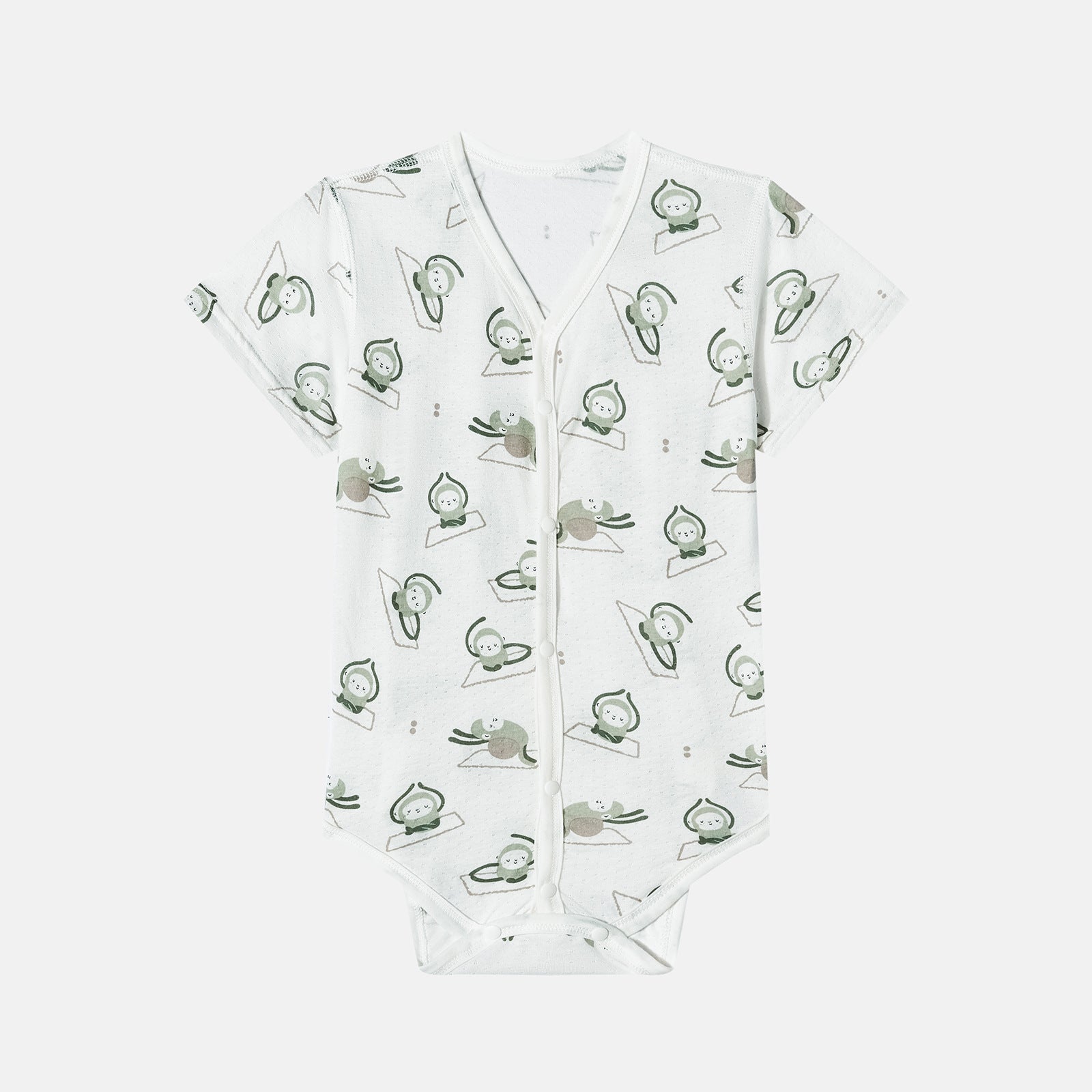 Bamfairy Bamboo Cotton Baby One-Piece Romper | Breathable Mesh-Pore Fabric | Anti-Heat Rash Summer Jumpsuit