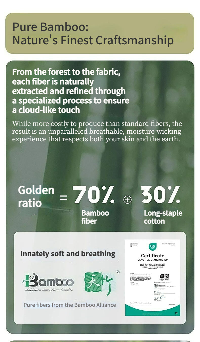 2-Layer Bamboo Cotton Baby Sleep Sack - Breathable Summer Wear, 7A Antibacterial & Oeko-Tex Certified (30-35°C)
