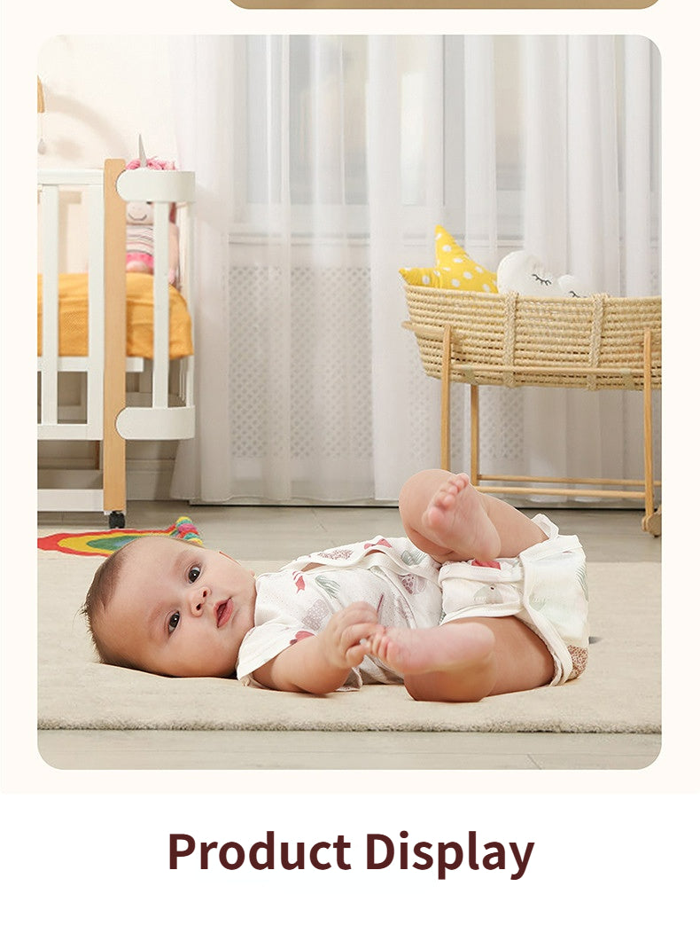 Bamfairy Bamboo Cotton Baby One-Piece Romper | Breathable Mesh-Pore Fabric | Anti-Heat Rash Summer Jumpsuit