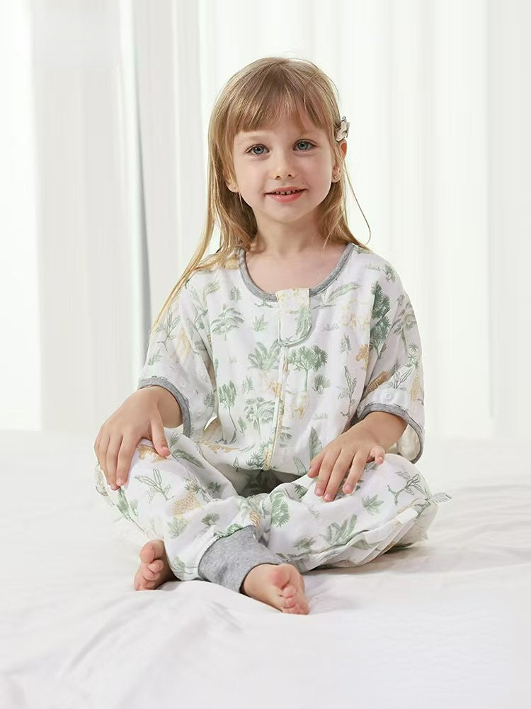70% Bamboo 30% Cotton Baby Wearable Blanket | Detachable Sleeves | 3 Thickness Options for All Seasons