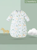 Ultra-Breathable Bamboo Baby Sleepsack with Removable Sleeves - Temperature Regulating (Summer/Spring), 7A Antimicrobial & Washable 150+ Times