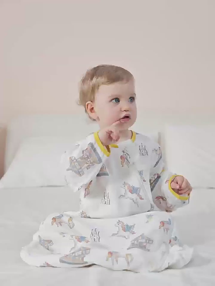Ultra-Breathable Bamboo Baby Sleepsack with Removable Sleeves - Temperature Regulating (Summer/Spring), 7A Antimicrobial & Washable 150+ Times